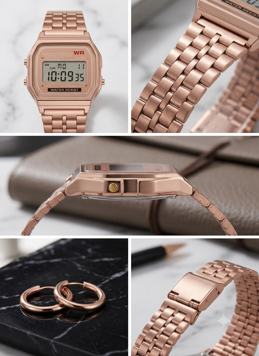 Premium Unisex Wrist Watch  - Retro Style with Daily Reliability